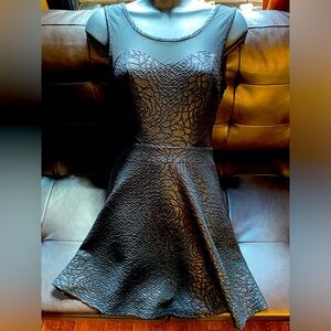 Black Rose Cocktail Dress